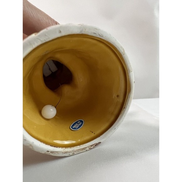 Vintage Souvenir Owl Bell San Francisco Made In Japan Ceramic 4” EUC‎ - Picture 6 of 6